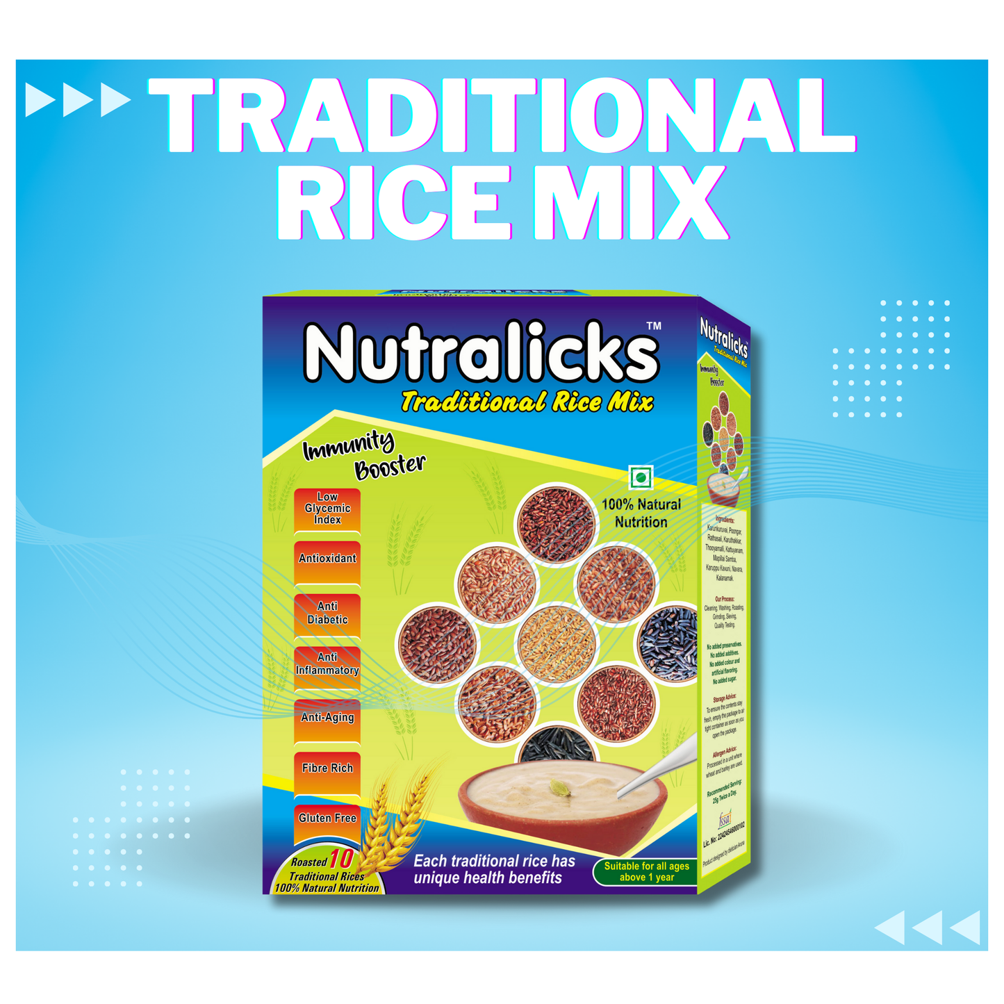 Nutralicks Traditional Rice Mix | 200 Grams
