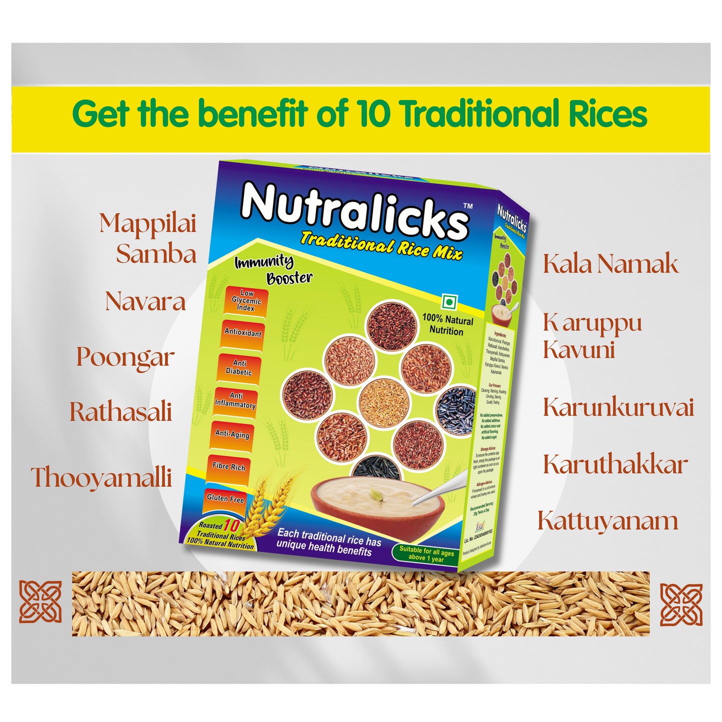 Nutralicks Traditional Rice Mix | 400 Grams