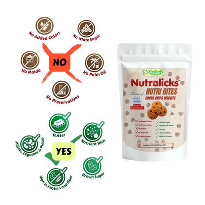 Nutralicks Nutribites Choco Chips Biscuits