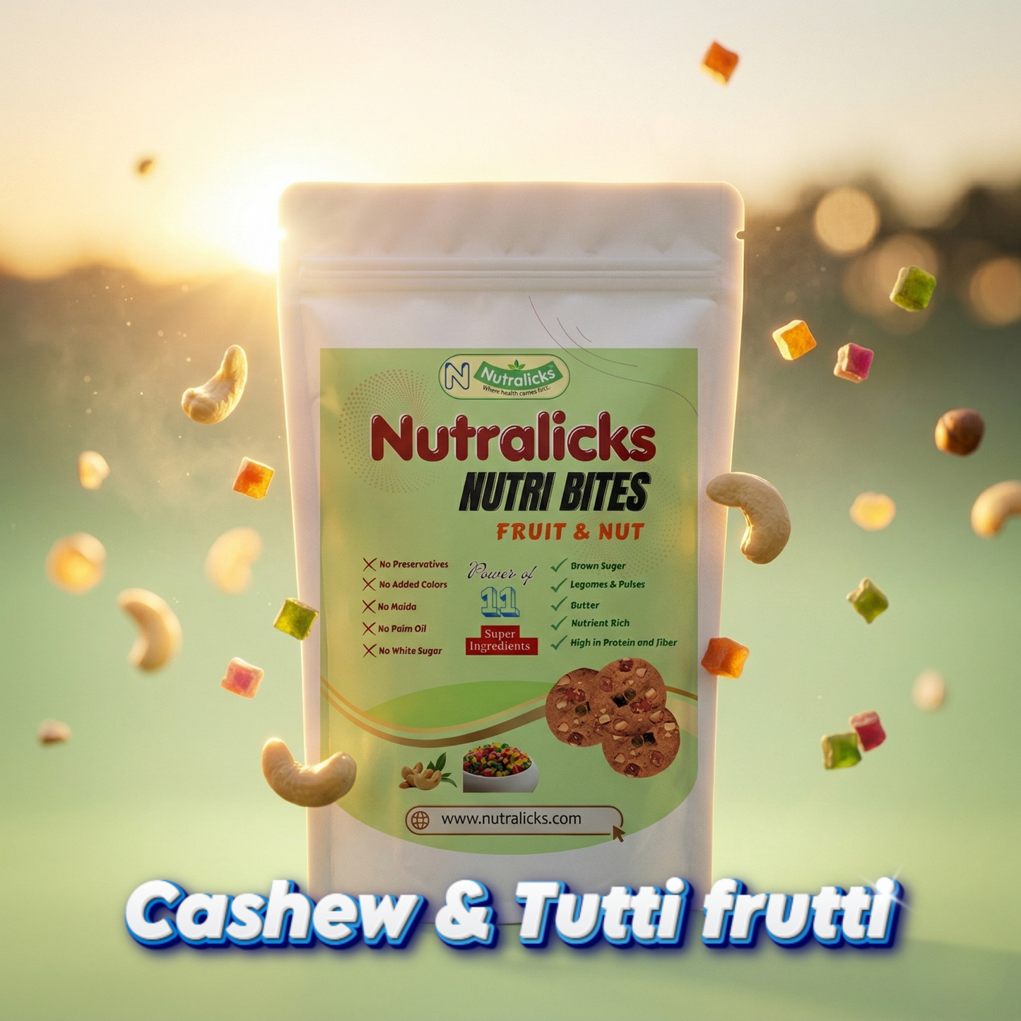 Nutralicks Nutribites Fruit & Nut Biscuits