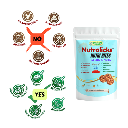 Nutralicks Nutribites Seeds & Nuts Biscuits
